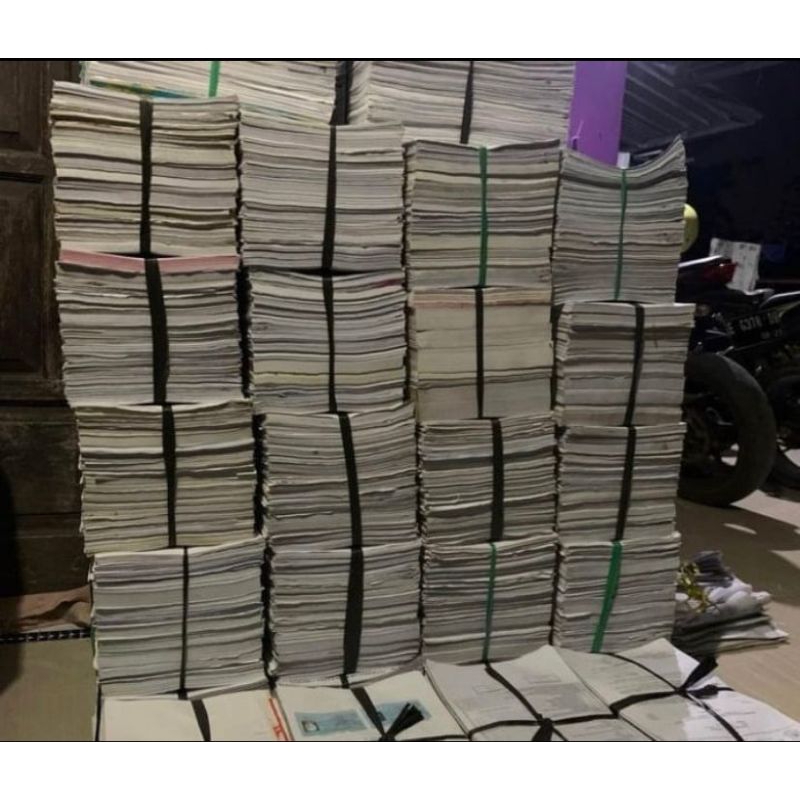 Jual 500gram Kertas HVS Bekas Sebelah Sisi Kosong / Tidak ada Tulisan ...