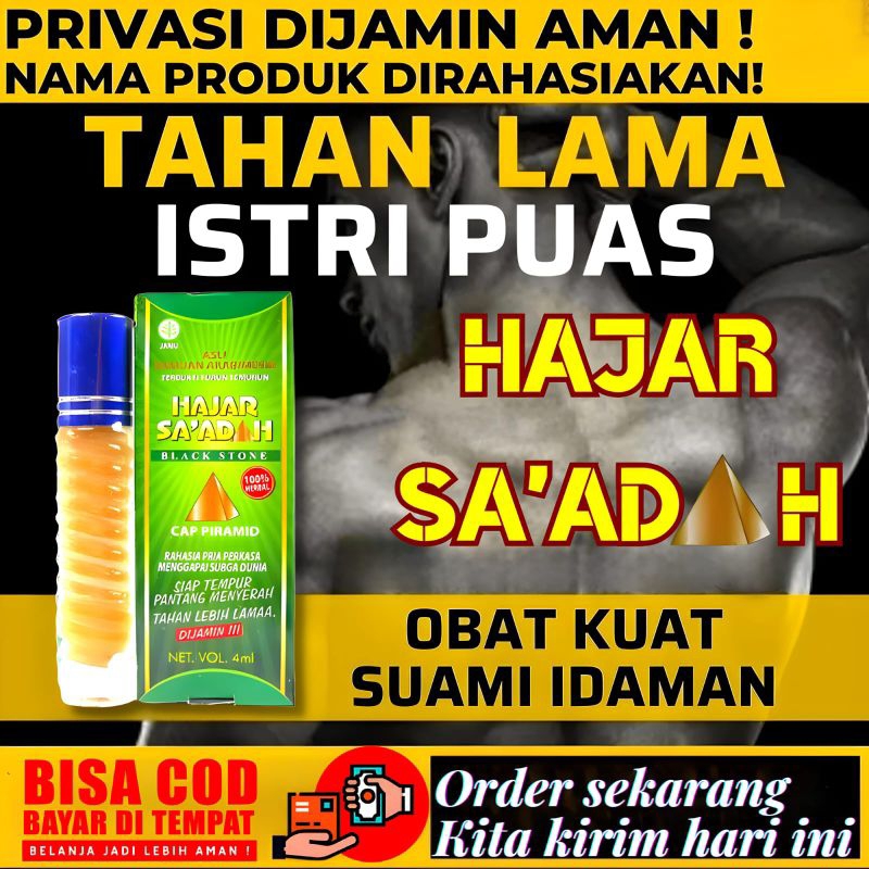 Jual Hajar Saadah Original 100 Herbal Alami Obat Kuat Pria Tahan Lama