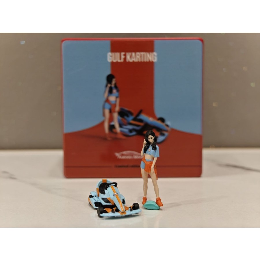 Jual Aurora Model Go Kart GULF Karting Edition With Figure Shopee Indonesia