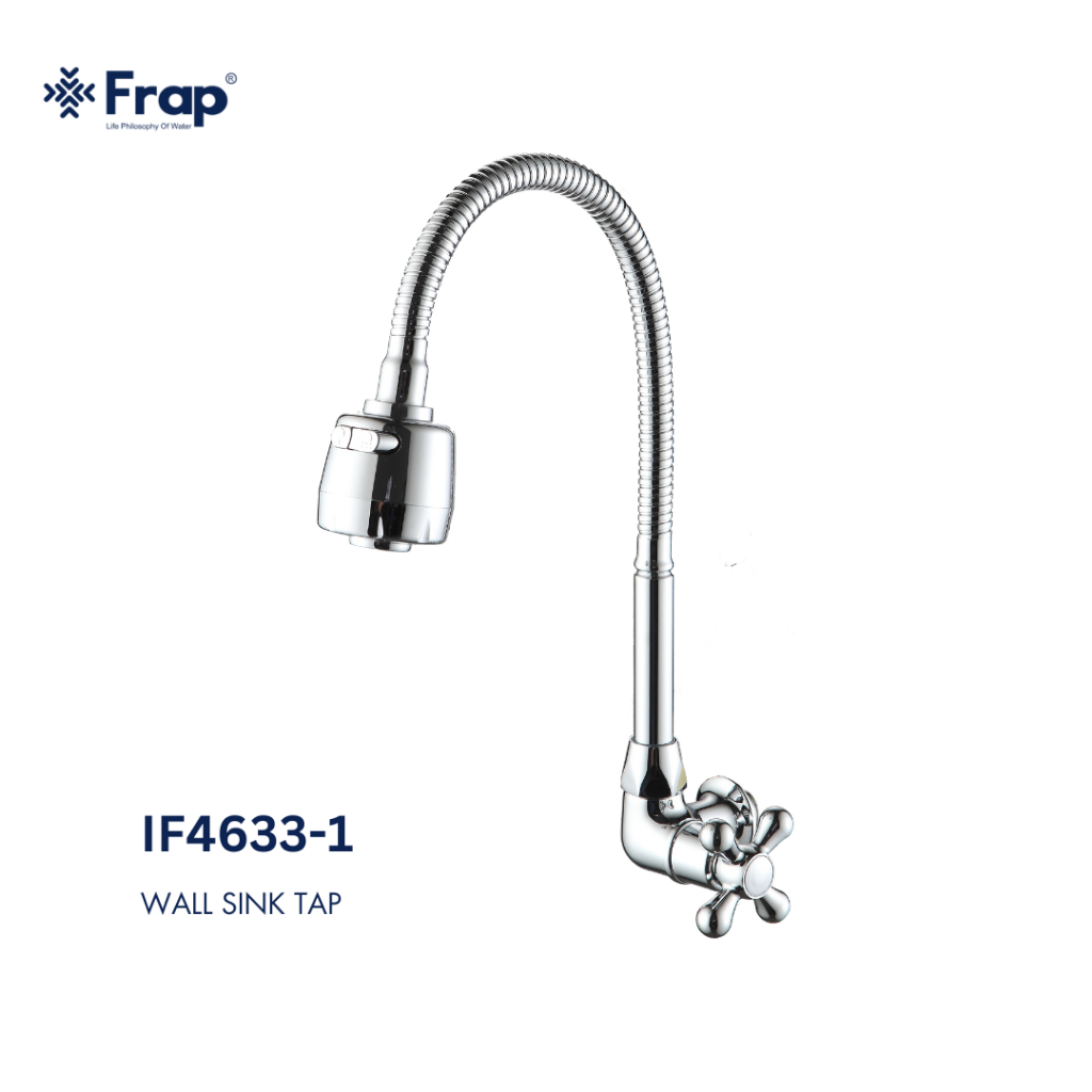 Jual FRAP IF4633-1 Kran Dapur Cuci Piring Tembok Model Angsa Fleksibel ...