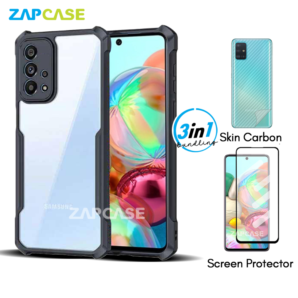 Screen Protector Phone Case Galaxy A71 Jual 3in1 Case Samsung A71