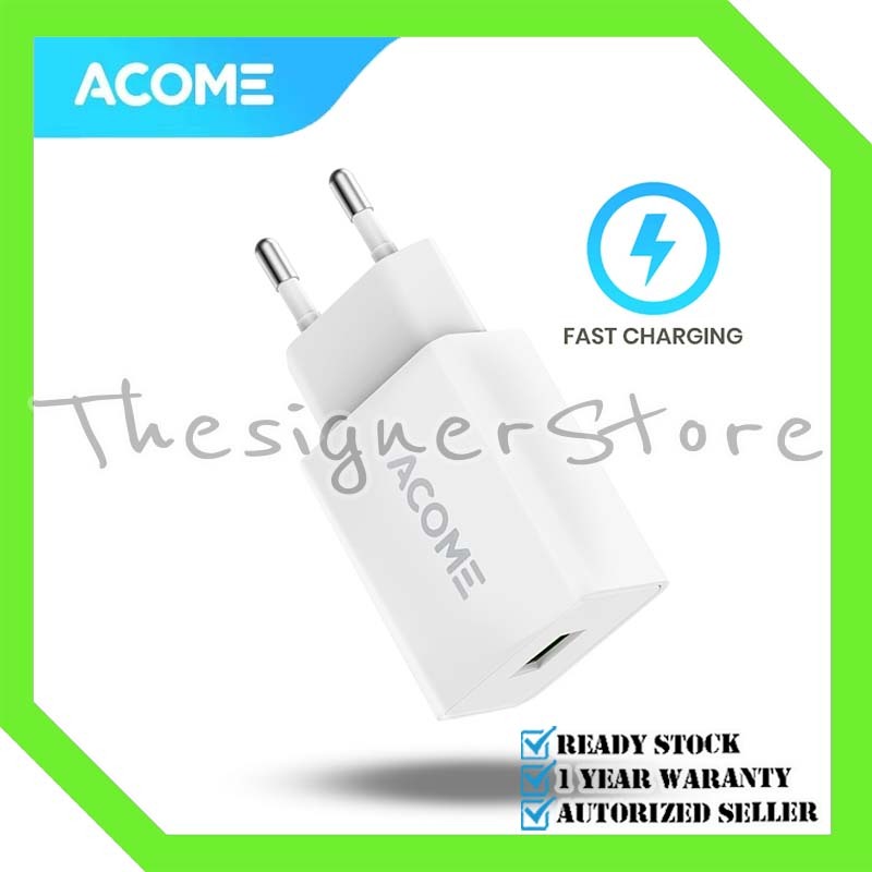 Jual ACOME AC14 Charger Original Single Port USB Fast Charging 2A ...