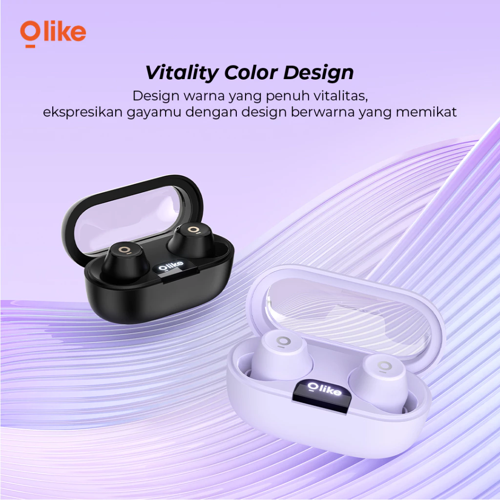 OLIKE TWS T401 Wireless Earbuds SoundBeans | Bluetooth 5.3 | 40H Long Battery Life| Headset Earphone Low Latency For Game