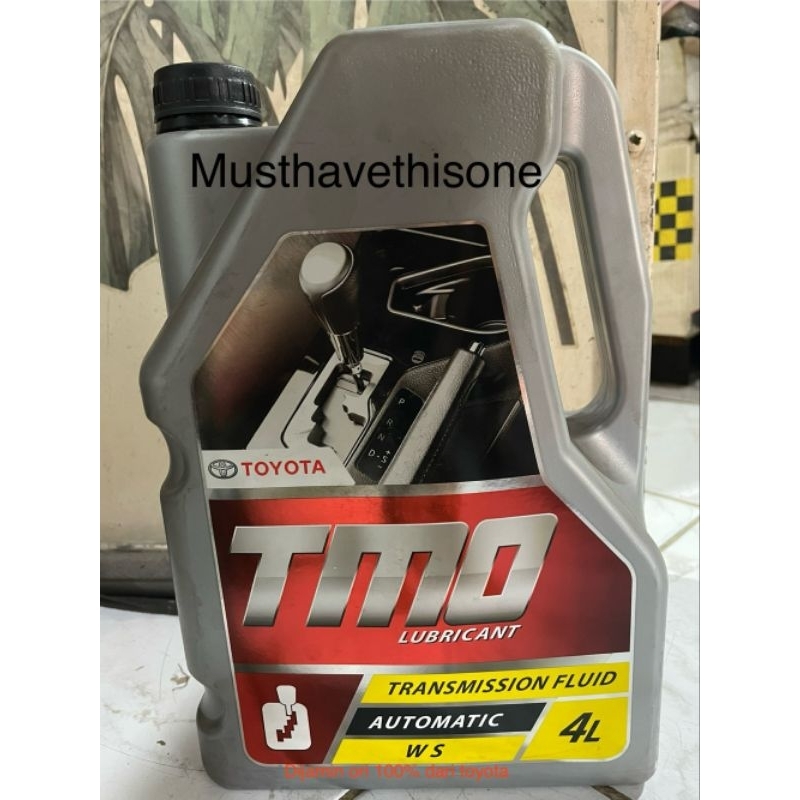 Jual Oli Matic Toyota Transmission Fluid Atf WS Ori Toyota TMO Galon 4 Liter 4 L 4l Shopee