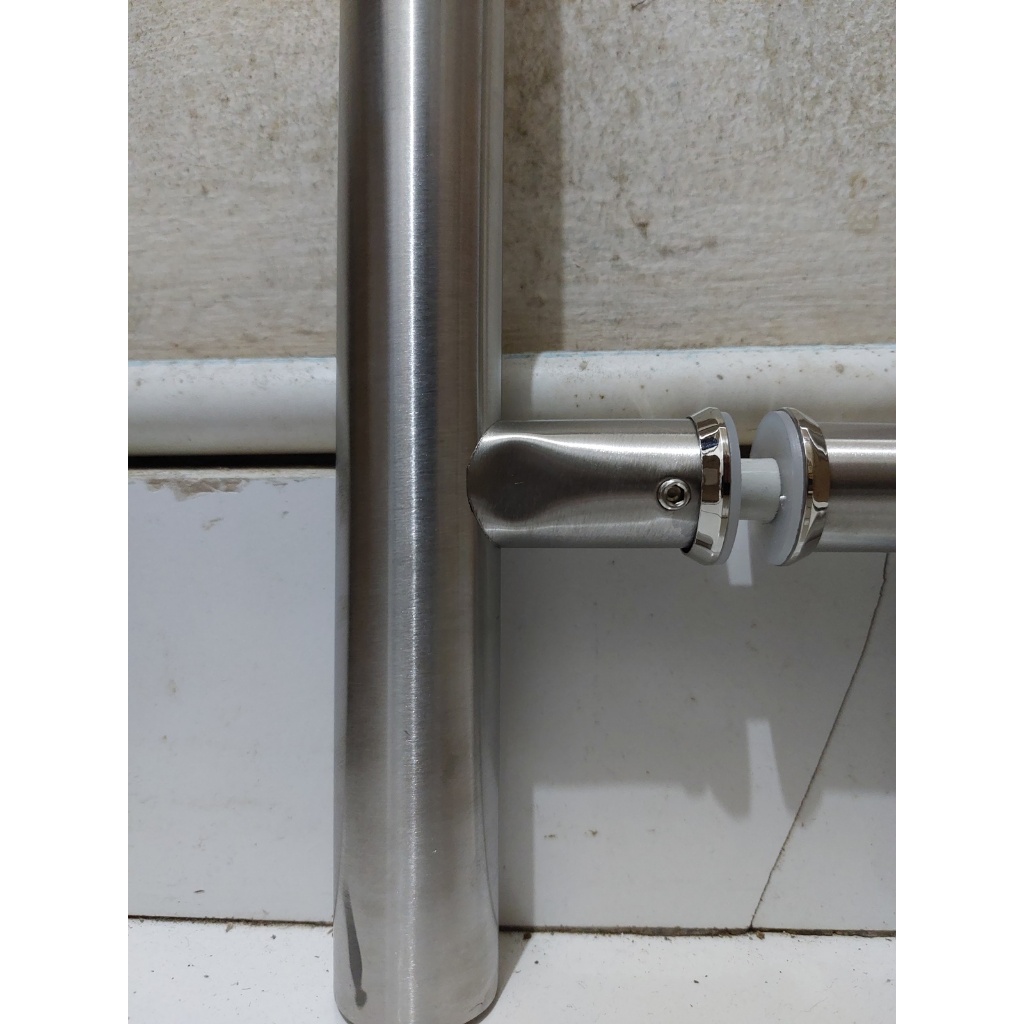 Jual Pull Handle Pipa H 60 as 40 / Tarikan Pintu Kaca Kayu Alumunium ...