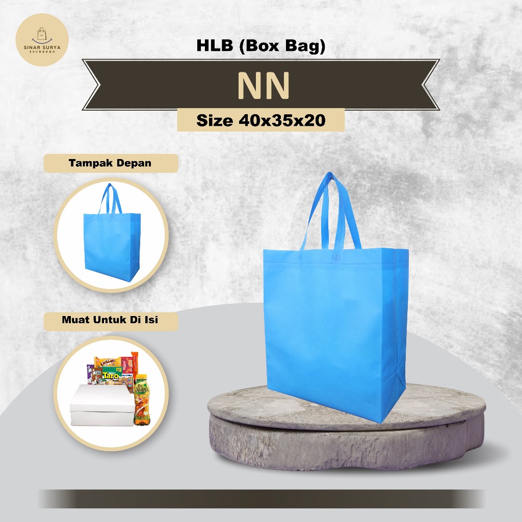 Jual Tas Spunbond Besar 100 Gsm Bahan Tebal/Tas Belanja/Tas Sembako/Tas