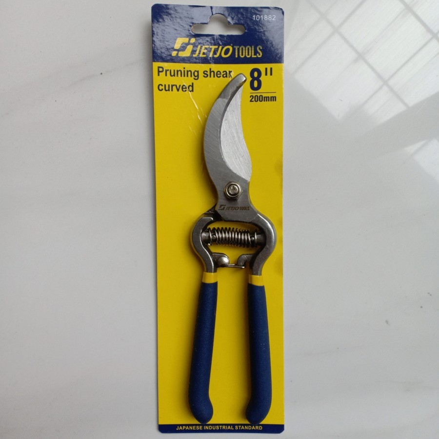 Jual JETJO PRUNING SHEAR CURVED gunting dahan 8 inch 200 mm | Shopee ...