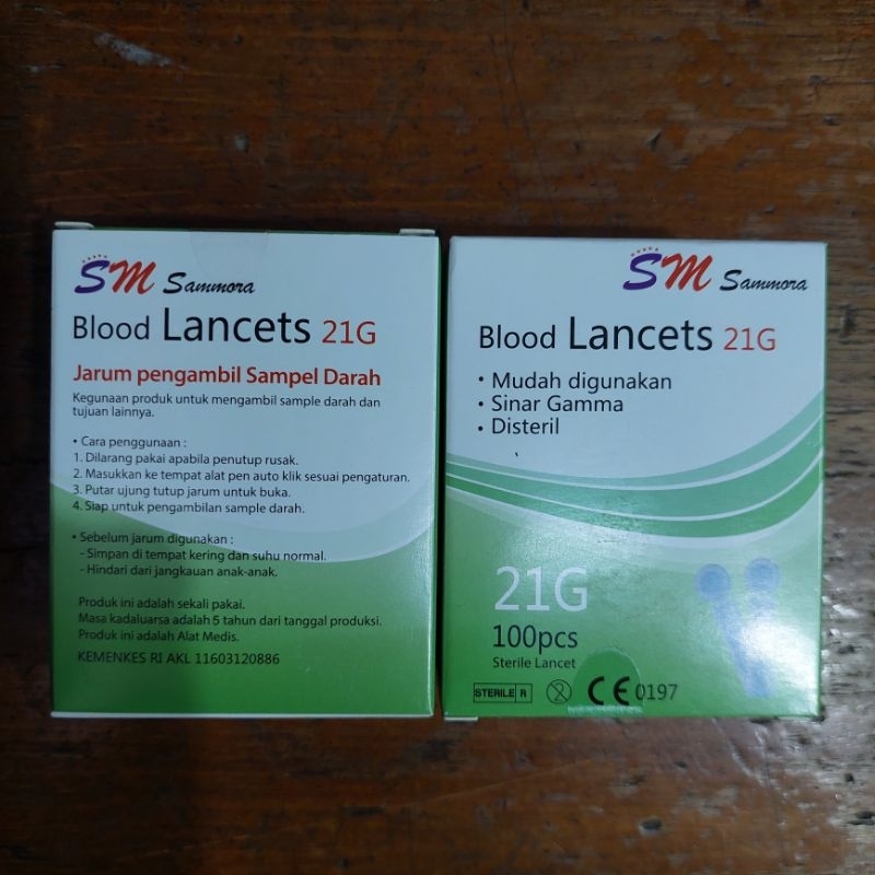 Jual Blood lancet samora 21G JARUM bekam 100 pcs | Shopee Indonesia