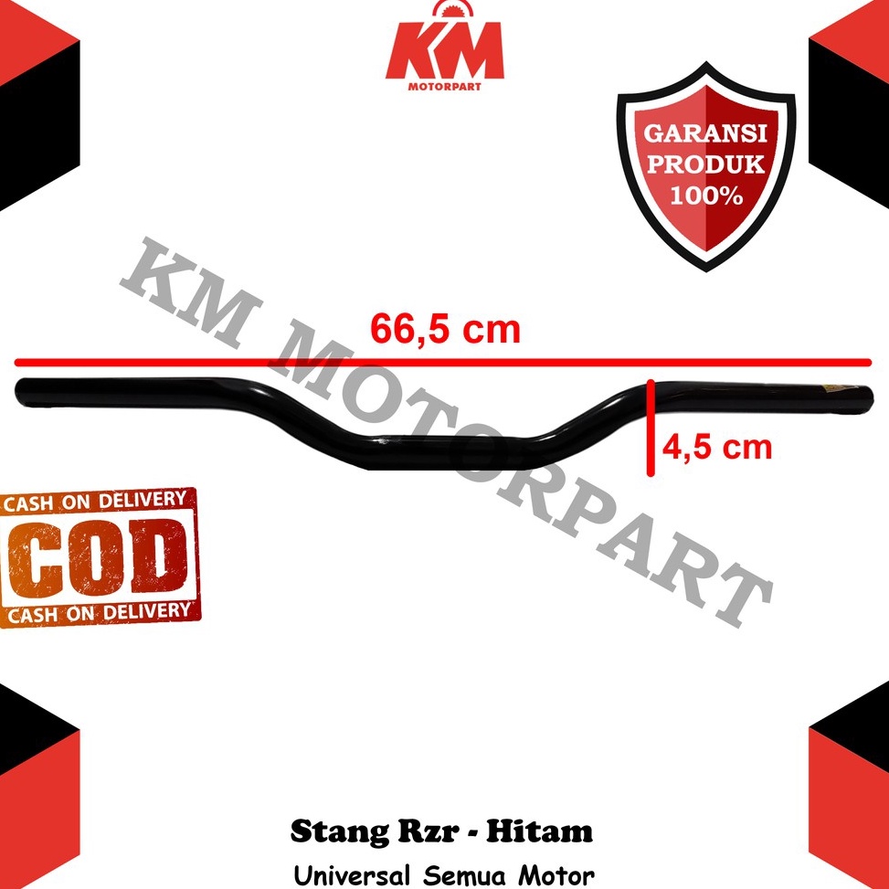 Jual Stang RZR Stir Variasi Setang Motor Panjang 665CM Universal Racing ...