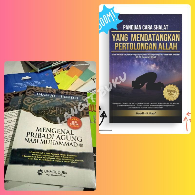 Jual 2 Buku Mengenal PRIBADI AGUNG Nabi Muhammad + Panduan Shalat YANG ...