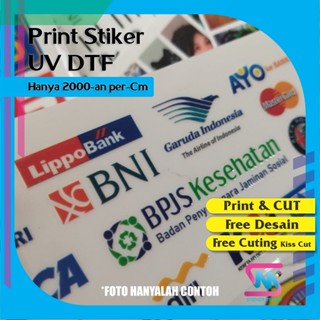 Jual Stiker Murah Bandung Cetak Print Cutting Sticker UV DTF Decal ...