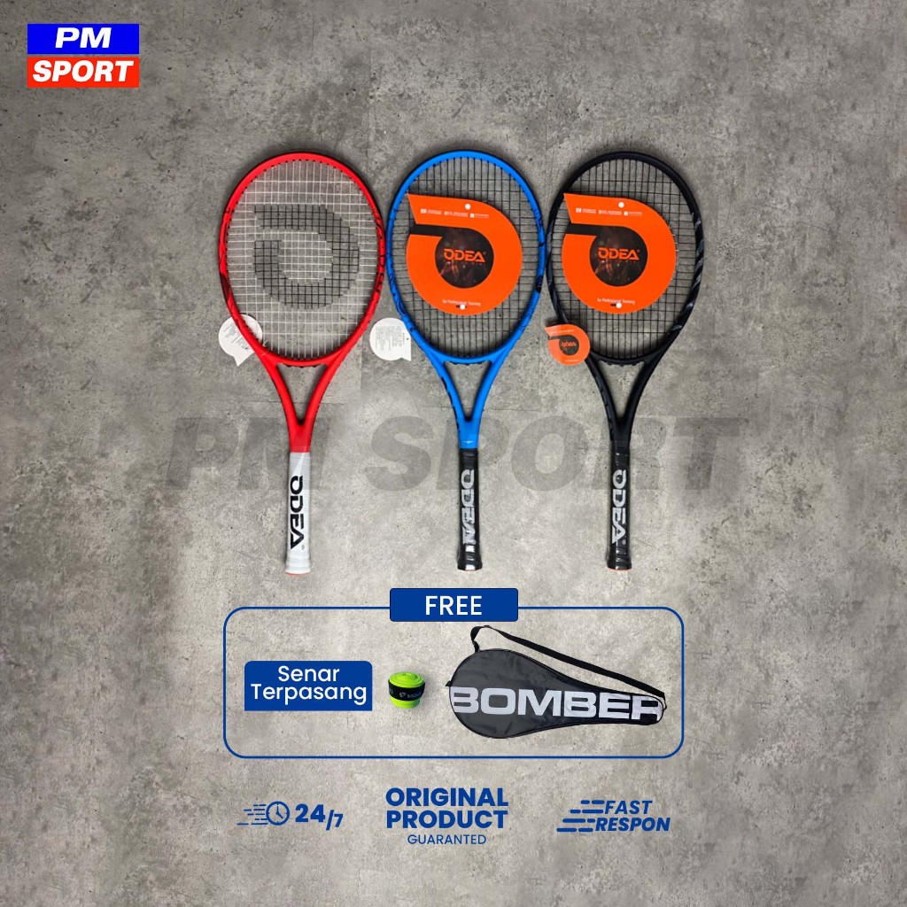 Jual RAKET TENIS ODEA BOMBER RACKET TENNIS ORIGINAL | Shopee Indonesia