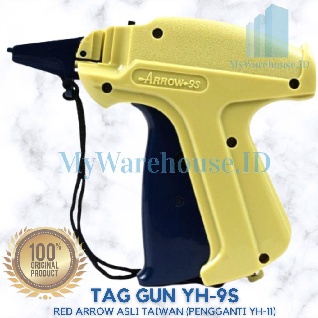Jual Tembakan Tag Pin Tag Gun Red Arrow YH9S Tagging and Labelling gun