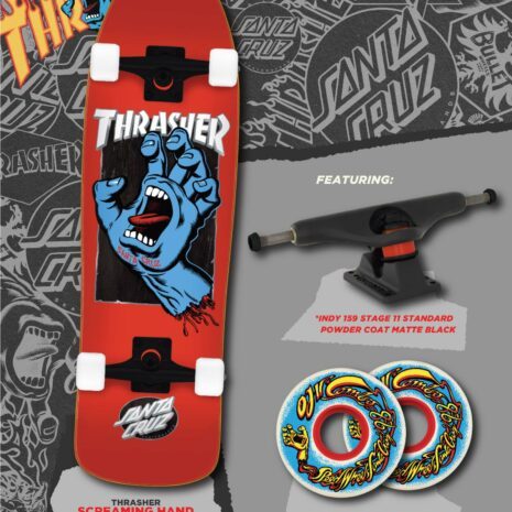 新品 希少 Thrasher x Santa Cruz 9.35インチクルーザー 【公式通販】