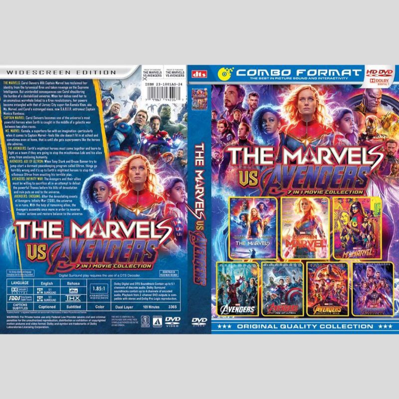 Jual Kaset Koleksi Film The Marvels Vs Avengers 2024 Shopee Indonesia