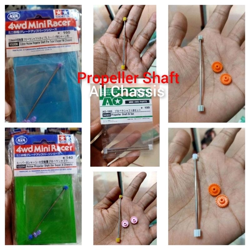 Jual Tamiya Propeller Hollow / Propeller Shaft A,B,C Original Tamiya ...