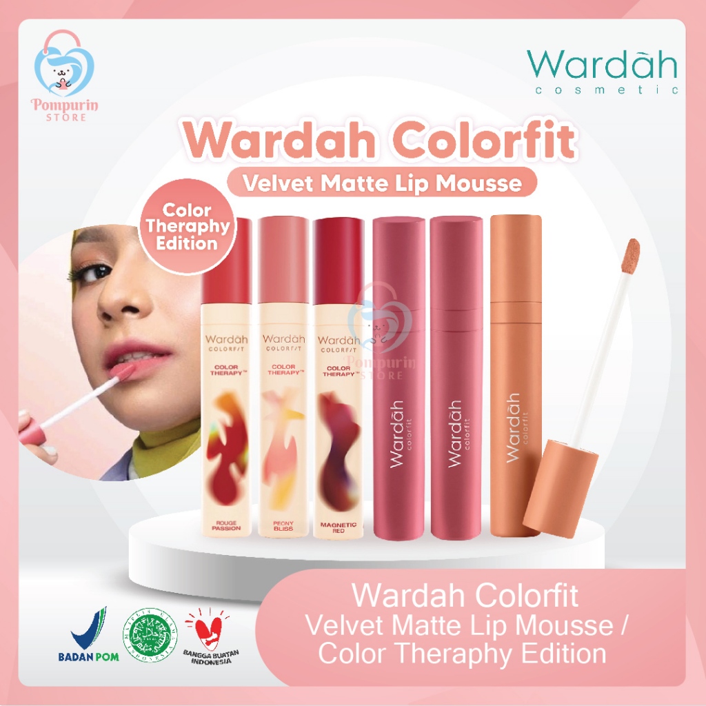 Jual Wardah Colorfit Velvet Matte Lip Mousse / Color Theraphy Edition