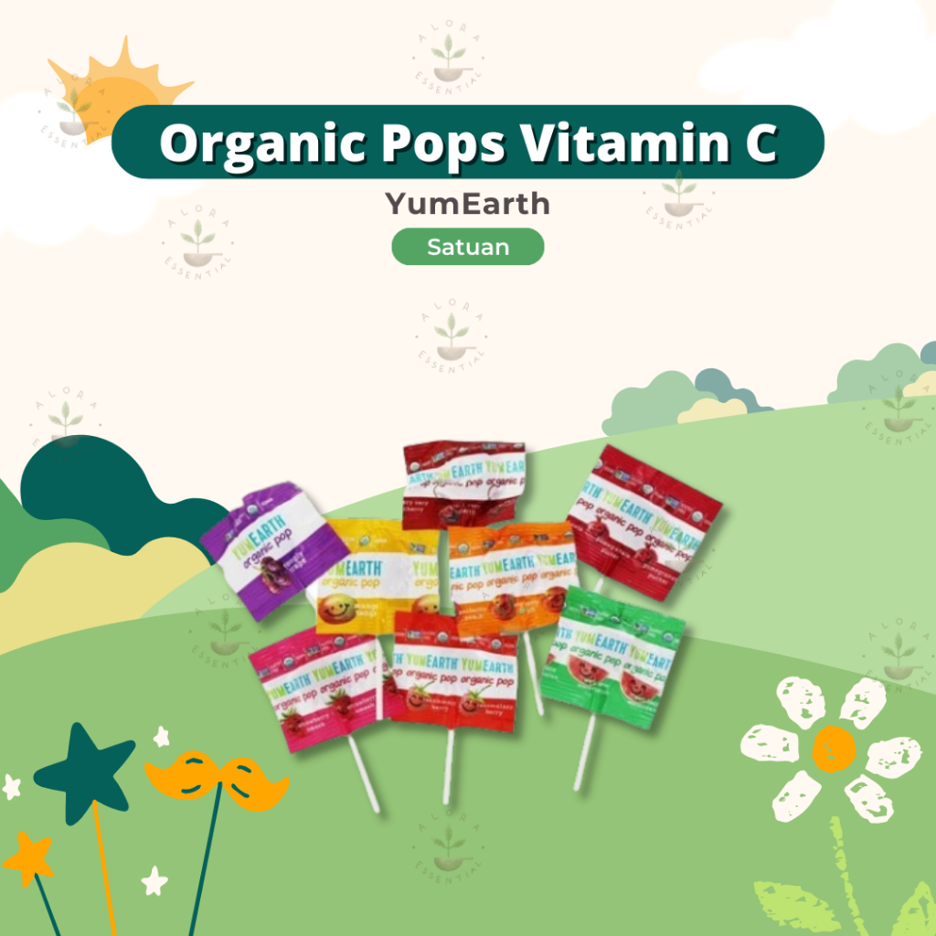 Jual Yum Earth Yumearth Organic Pops Favorites Vitamin C 1 Pop