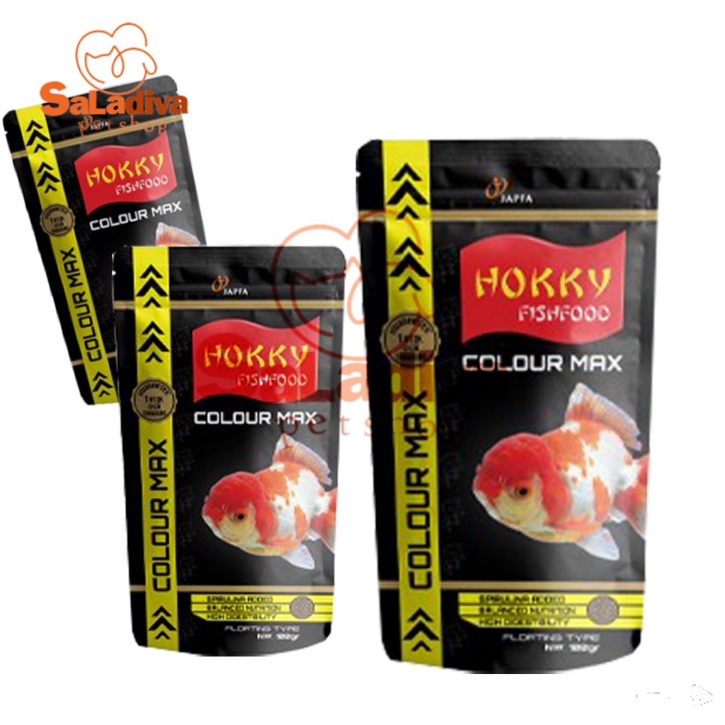 Jual Hokky Color Max Makanan Ikan Mas Koki 100gr | Shopee Indonesia