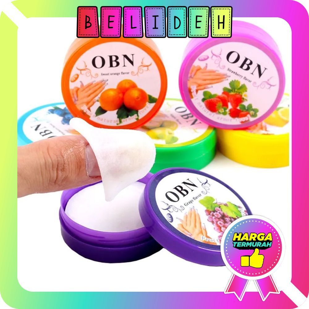 BELIDEH TISU PEMBERSIH KUTEK AROMA BUAH PEMBERSIH CAT KUKU GEL NAIL POLISH R973