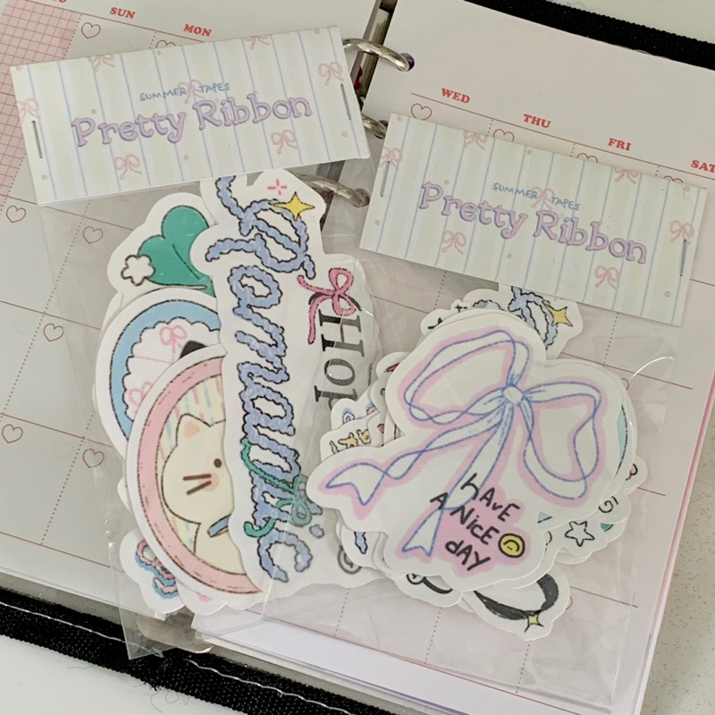 Jual Summer Tapes - Pretty Ribbon Sticker Pack/Seal sticker/ Sticker ...