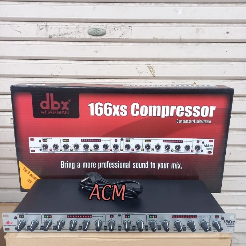 dbx 166xs Compressor 2チャンネル 166xs | dbx Professional Audio | English