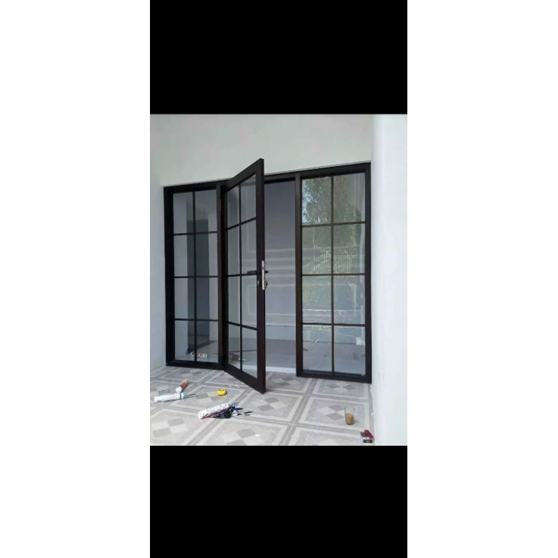 Jual Pintu aluminium kaca minimalis modern | Shopee Indonesia
