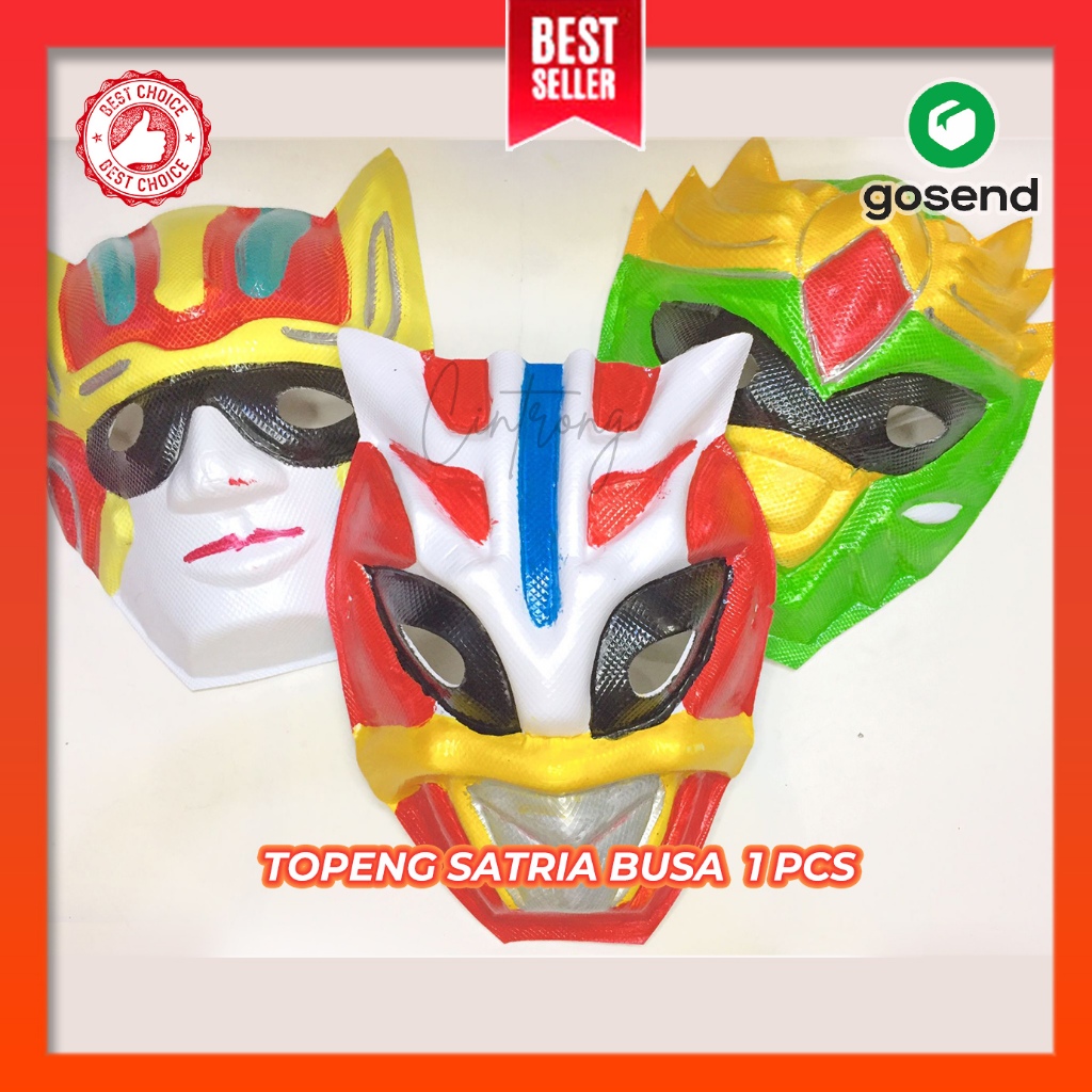 Jual Topeng Busa Kamen Rider Topeng Satria 1 Pcs | Shopee Indonesia