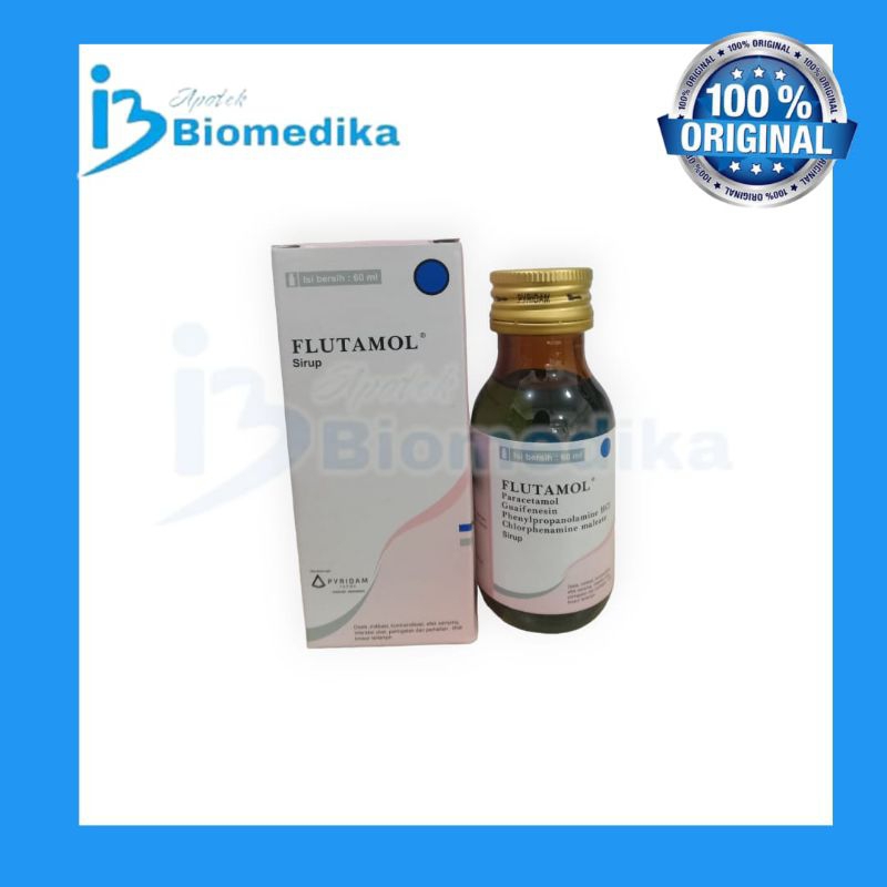 Jual FLUTAMOL SYR 60ML obat demam batuk pilek | Shopee Indonesia