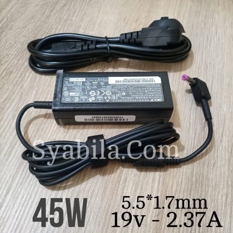 Chargeur 19V 45W Pour Acer Aspire 3 A515-44-R4M5 - Connecteur 3.0x1.0mm - Neuf