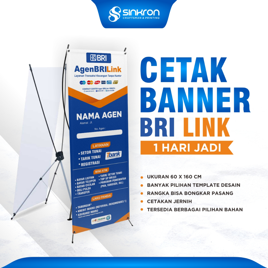 Jual CETAK SPANDUK BANNER AGEN BRILINK/X BANNER BRILINK/BANNER WISUDA ...