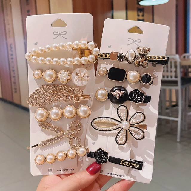 Jual [Premium] Jepit Rambut Mutiara 5 IN 1 Korean Style Jepitan Rambut Fashion Wanita Dewasa Clip Set Hair Pin Gaya Korea Hiasan Accesories Harga Terjangkau Murah Ready Stock | Shopee Indonesia