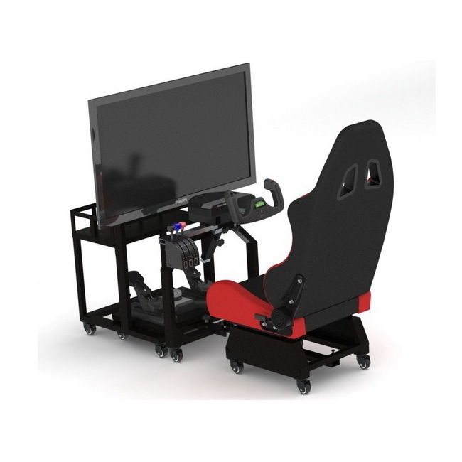 Jual Pro Flight Simulator Cockpit Kursi Gaming Sim Rig PC PS4 PS5 Xbox ...