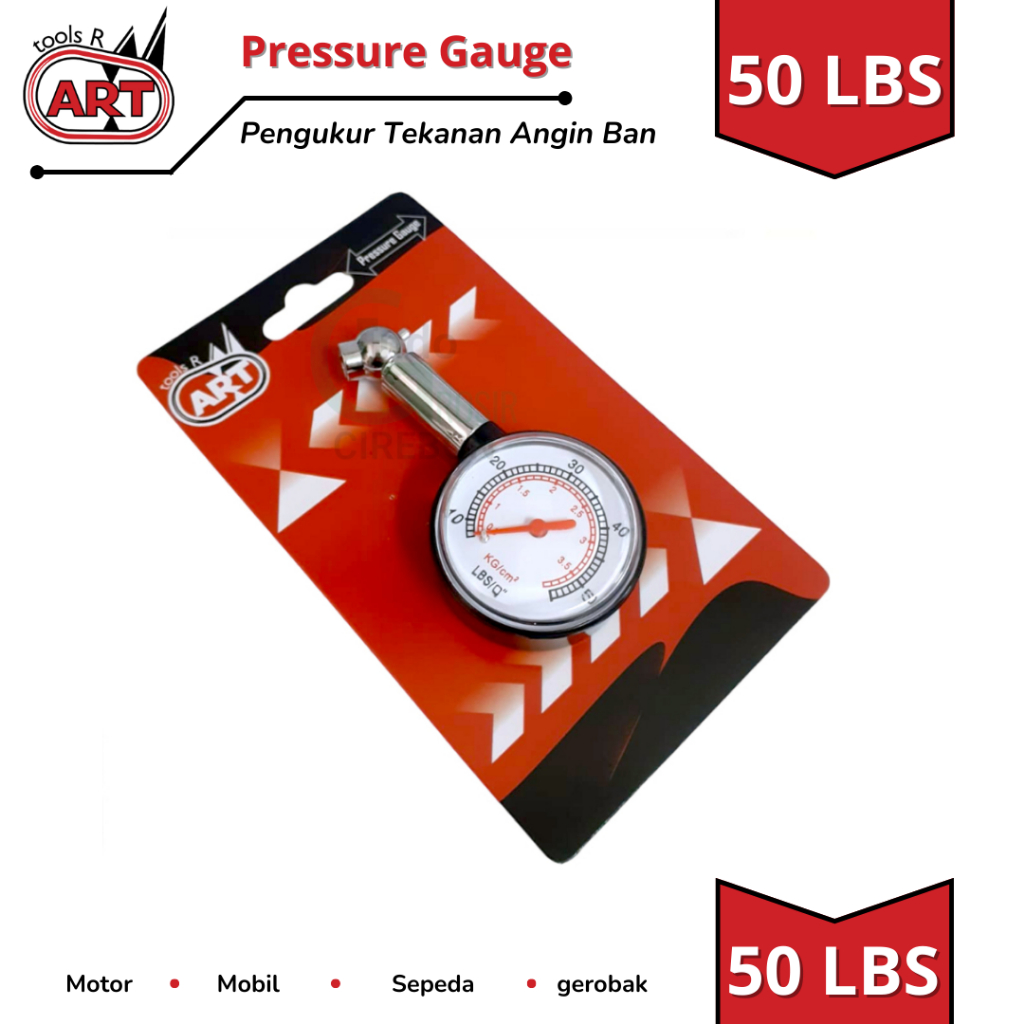 Jual Art Alat Pengukur Angin Ban Lbs Lonceng Angin Alat Ukur Tekanan Ban Murah Tire Pressure