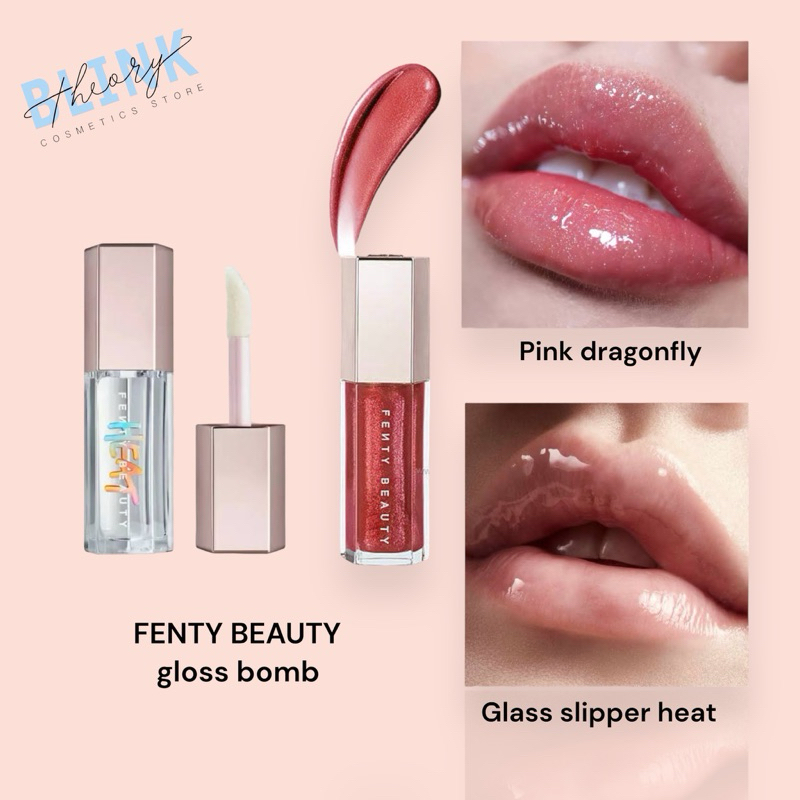 Jual Fenty Beauty gloss bomb glass slipper heat/pink dragonfly Shopee Indonesia