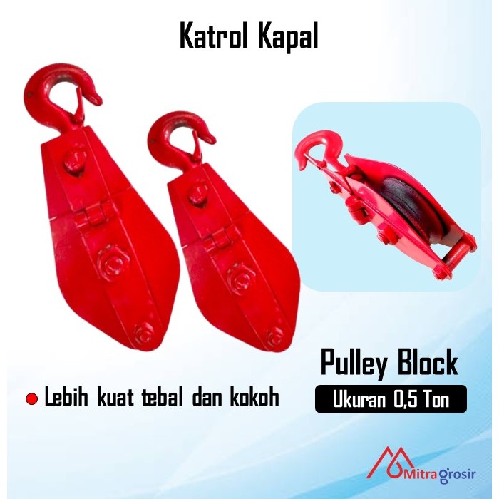Jual Katrol Kerekan Roda Sumur Bangunan Kuat 0.5 Ton / Kerekan Air ...