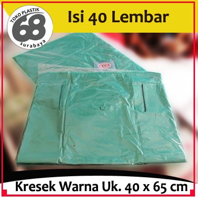 Kresek Ramah Lingkungan Ukuran 40 x 65 cm Isi 40 Lembar