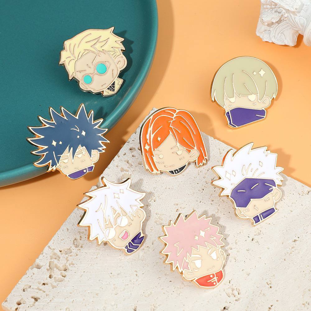 Jual Pin Bross Anime Manga Jujutsu Kaisen Gojo Satoru Edition Premium ...