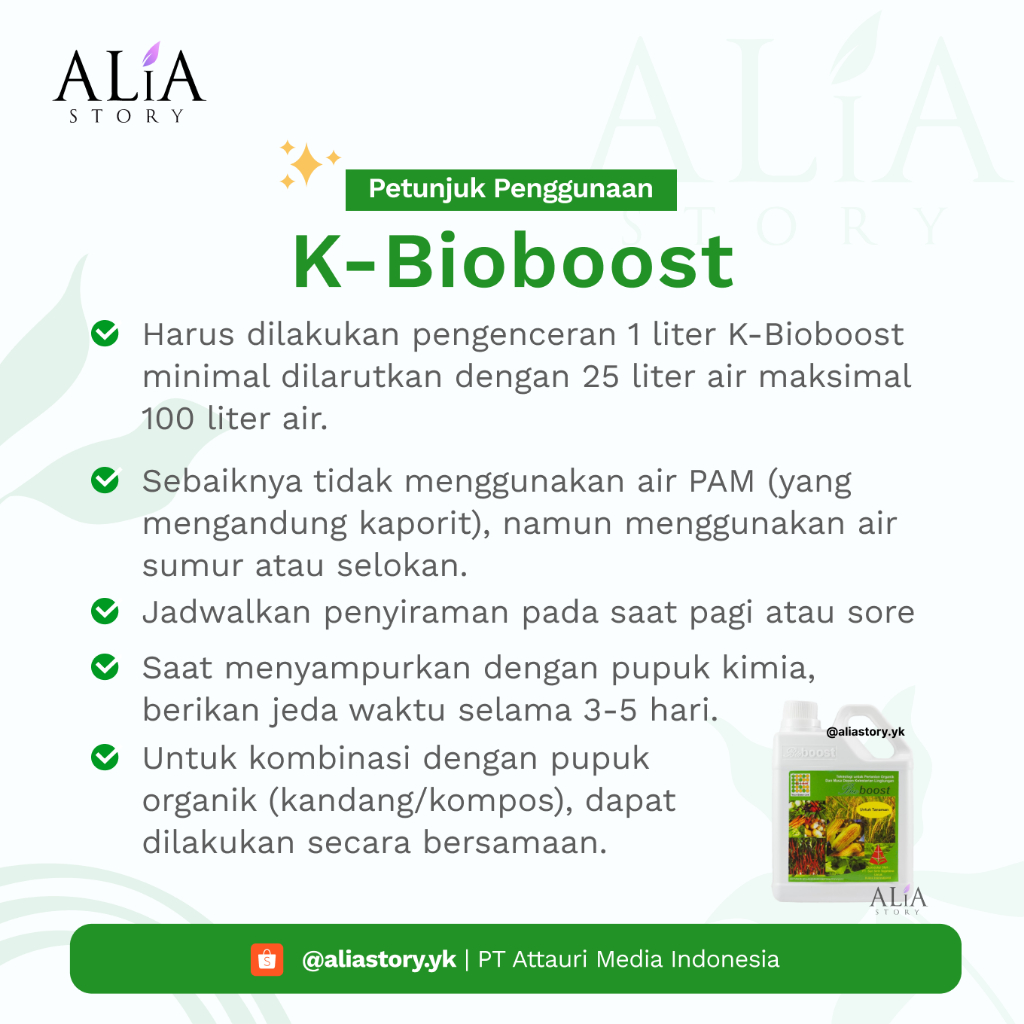 Jual Botol BioBoost Step 1 K Link Original 1 Liter Perbaiki pH Tanah ...