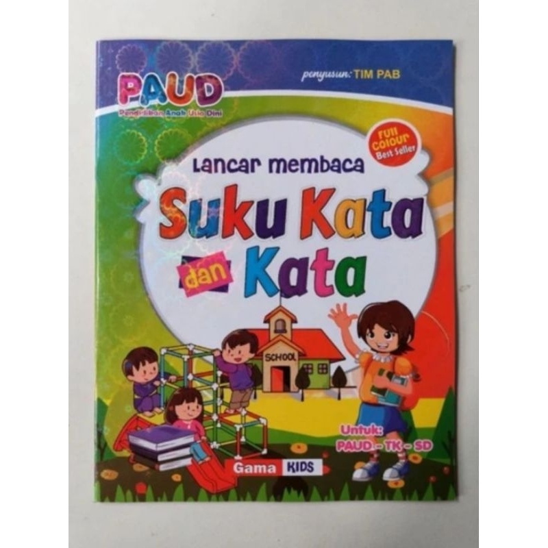 Jual Buku Anak Tk Dan Paud Belajar Lancar Membaca Suku Kata Kalimat Dan ...