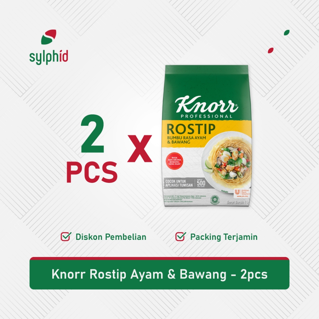 Jual Knorr Rostip 1 kg Bumbu Ayam Bawang / Chicken Seasoning Powder (2 ...