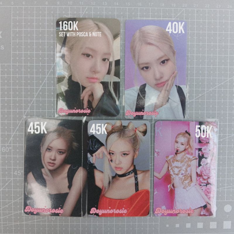 Jual PC BLACKPINK ROSÉ MEMBERSHIP PREMIUM THE GIRLS CAHOL TOPLO CEREAL ...