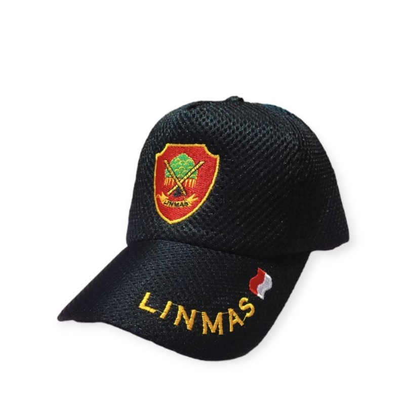 Jual topi linmas hitam | Shopee Indonesia