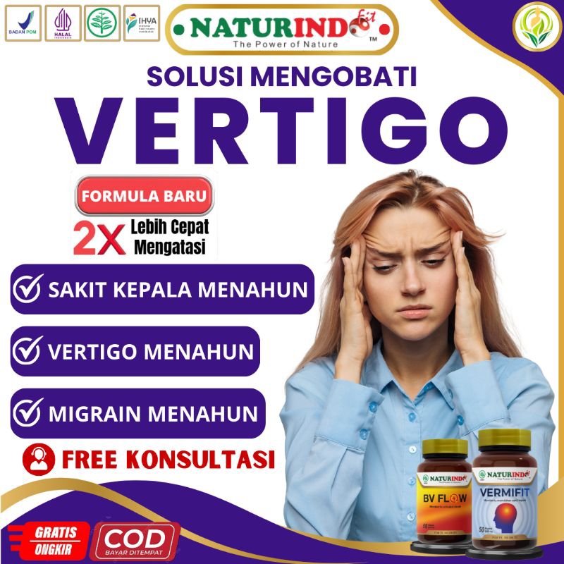 Jual Obat Vertigo Migrain Migren Menahun Pusing Sakit Kepala Herbal