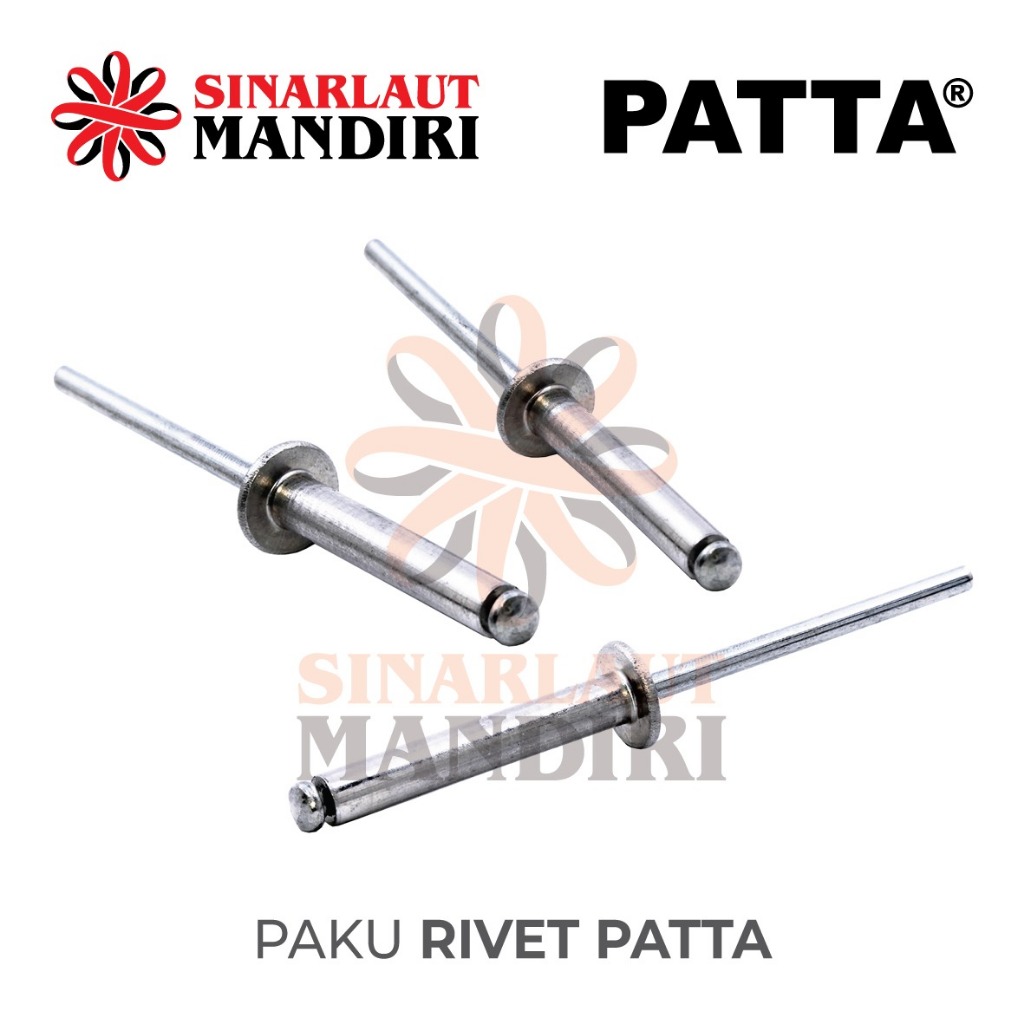Jual Paku Rivet Alumunium PATTA / Blind Rivet PATTA 465 "ECERAN KHUSUS
