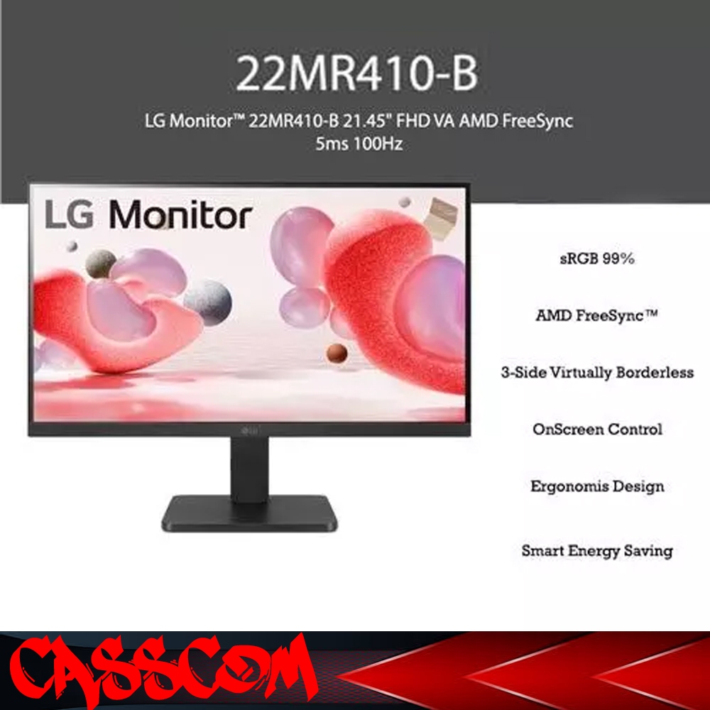 Jual LED Monitor LG LG 22MR410-B 21.45 Inch FHD VA 100hz AMD FreeSync ...