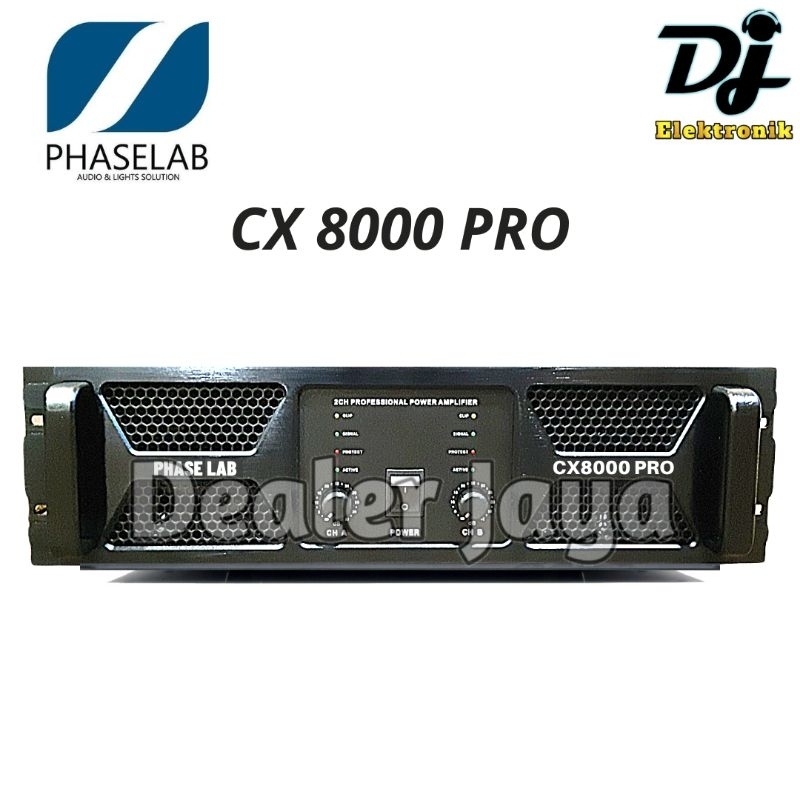 Jual Power Amplifier Phaselab / Phase Lab CX8000 / CX 8000 PRO 2