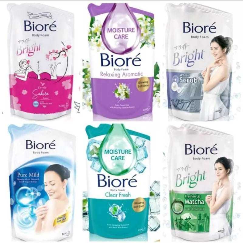 Jual Biore Body Foam Pure Mild 400 ml ~ ORIGINAL 100% | Shopee Indonesia