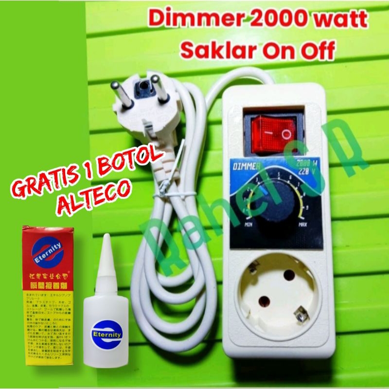 Jual Dimmer 2000 Watt || Dimmer Pengatur Kecepatan Mesin Gerinda DLL ...