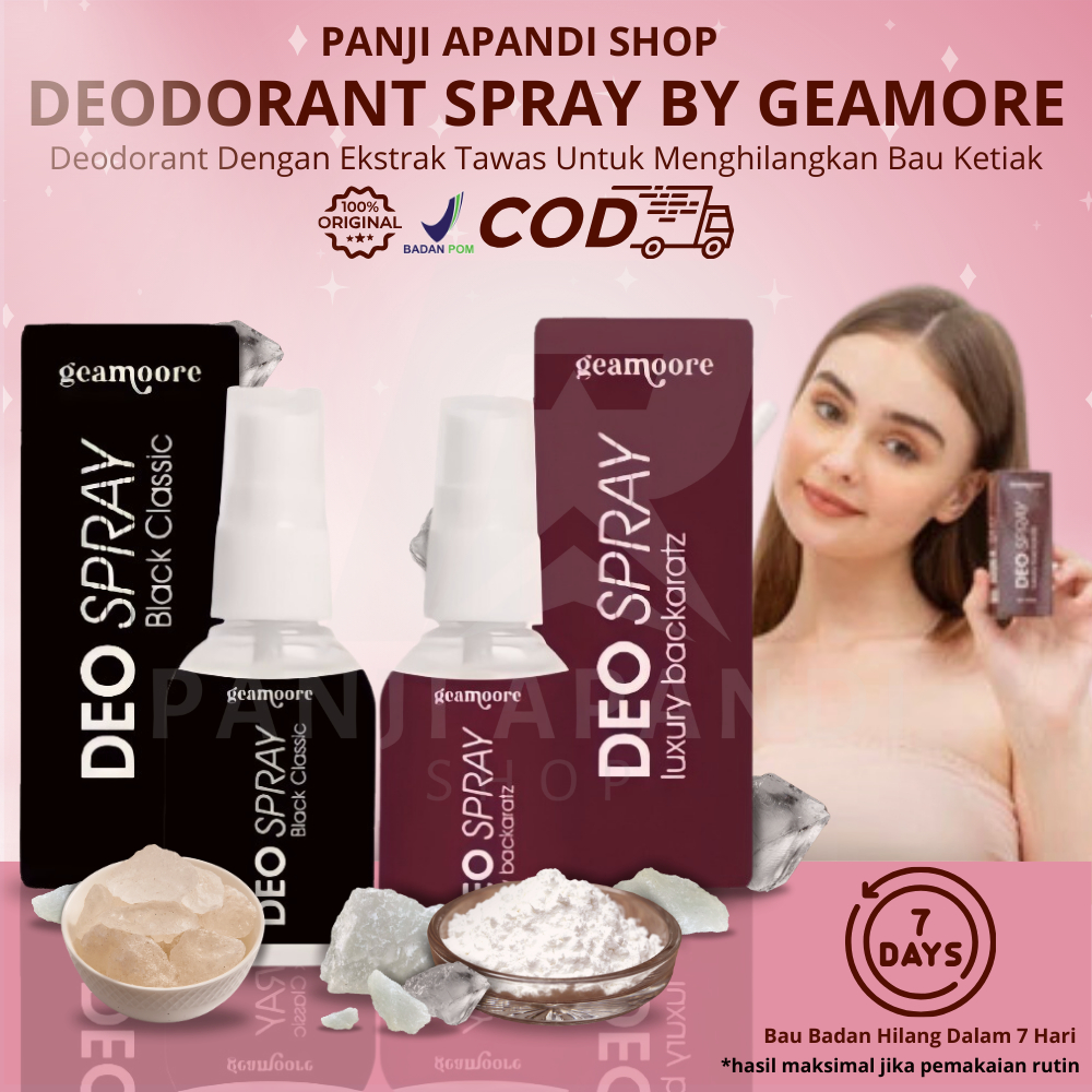 Jual Deodorant Deo Spray Tawas Geamoore 24 Ophium Luxury Backaratz